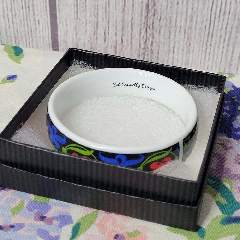 Hal Connelly Designs Enamel Ceramic Bracelet - Picture 6 of 7
